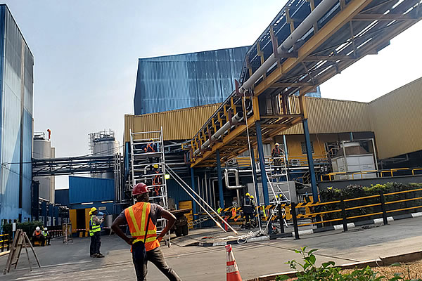 DON-MOS GLOBAL TECHNOLOGIES field team executing industrial plant works